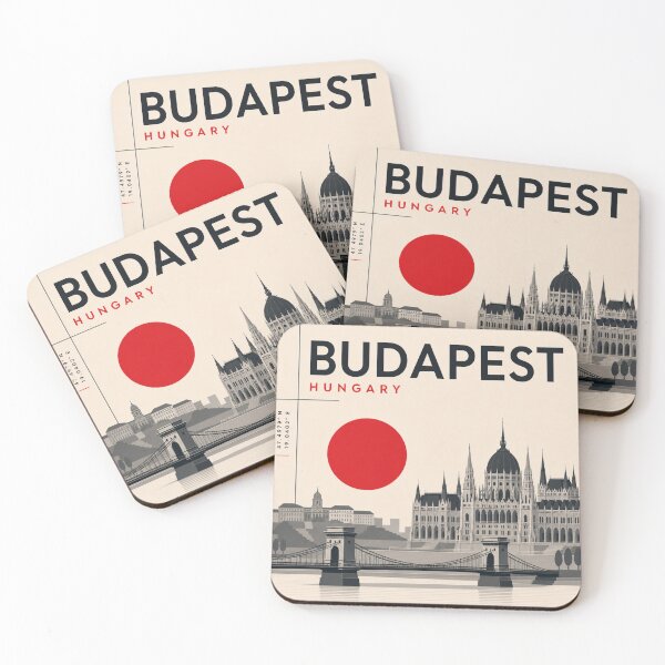 Artikelvorschau, Budapest-Poster im Schweizer Stil entworfen und verkauft von CMYKStudio.