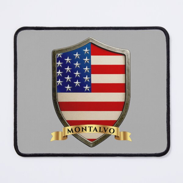 Item preview, Montalvo American Heritage Crest Shield designed and sold by Highlandkings.