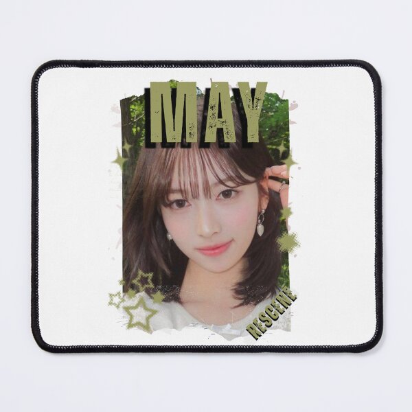 Item preview, Rescenee May Global Vocal KPOP Girl Group Black and White Collage Digital Art Portrait designed and sold by AJUNICE STUDIO.