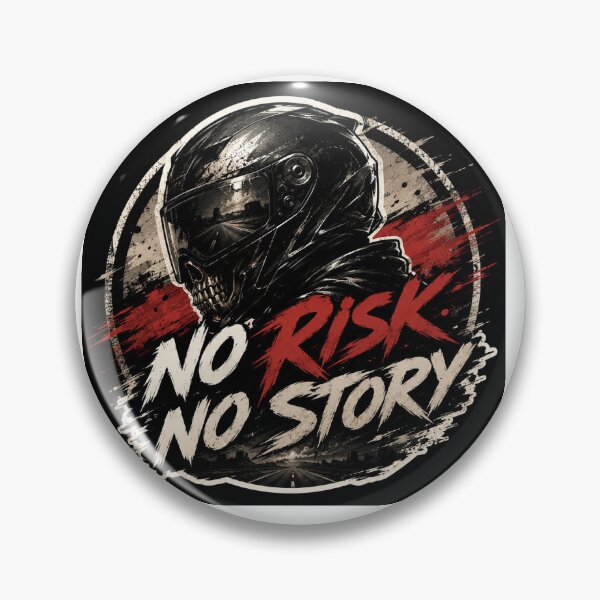 Item preview,     No Risk No Story Skull Rider Biker Art designed and sold by Zetz99.