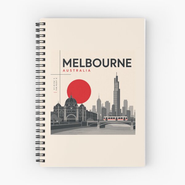 Item preview, Melbourne swiss style poster designed and sold by CMYKStudio.