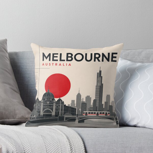 Item preview, Melbourne swiss style poster designed and sold by CMYKStudio.