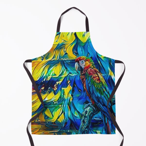 Item preview, Rainbow Parrot with Abstract Swirls designed and sold by CyndiEpps.