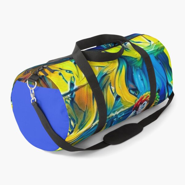 Item preview, Rainbow Parrot with Abstract Swirls designed and sold by CyndiEpps.