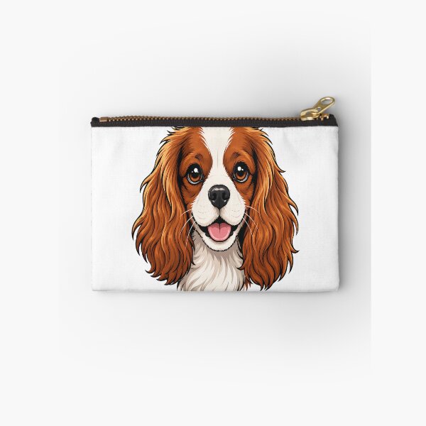 Item preview, Happy Cavalier King Charles Spaniel | Cute Cartoon Dog Face | Minimal Pet Lover Design designed and sold by Moh-nd-Eg.