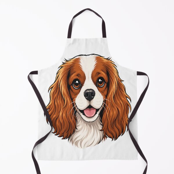 Item preview, Happy Cavalier King Charles Spaniel | Cute Cartoon Dog Face | Minimal Pet Lover Design designed and sold by Moh-nd-Eg.