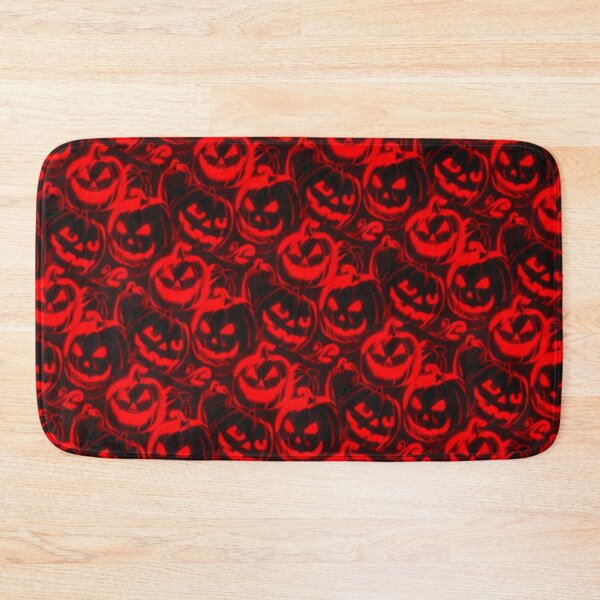 Item preview, Glowing Red Pumpkins Pattern designed and sold by Shy Fractal Designs.