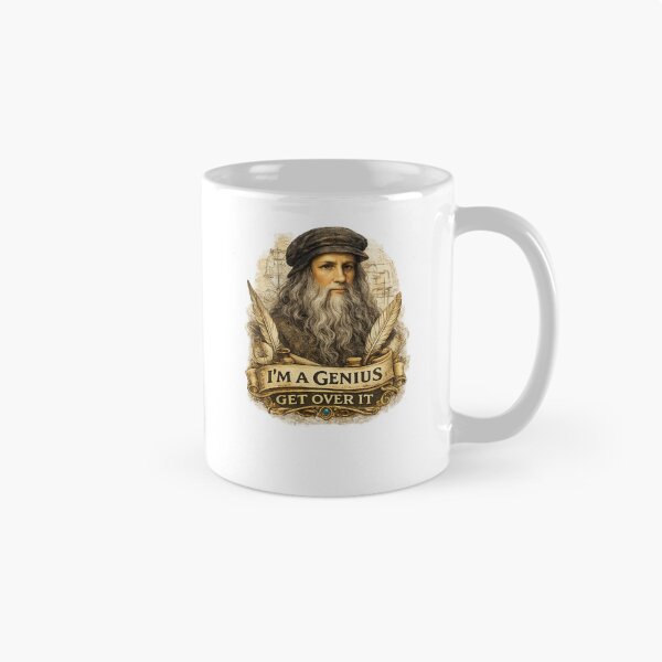 Item preview, Leonardo Da Vinci Genius designed and sold by MixPhoneCases.