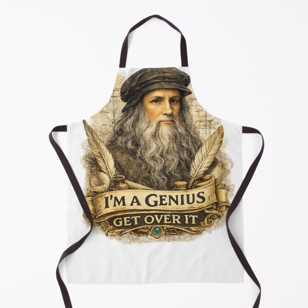 Item preview, Leonardo Da Vinci Genius designed and sold by MixPhoneCases.