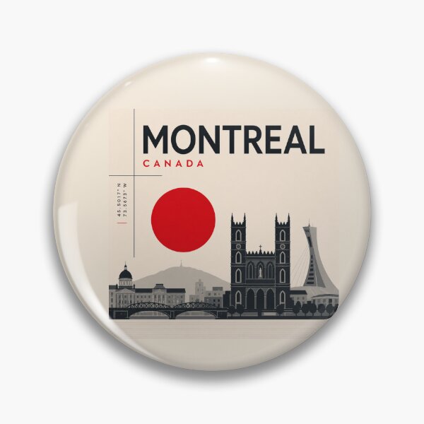 Item preview, Montreal swiss style poster designed and sold by CMYKStudio.