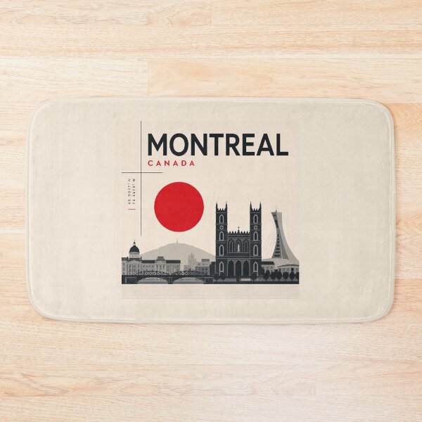 Item preview, Montreal swiss style poster designed and sold by CMYKStudio.