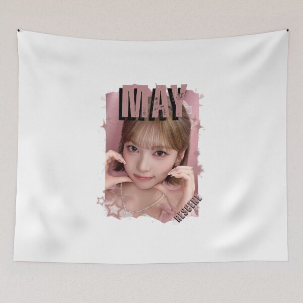 Item preview, Rescenee May Global Vocal KPOP Girl Group Black and White Collage Digital Art Portrait designed and sold by AJUNICE STUDIO.