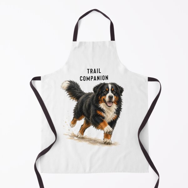 Item preview, Trail Companion Bernese Mountain Dog | Watercolor Dog Illustration designed and sold by PAPIRO SIGLO XXI.