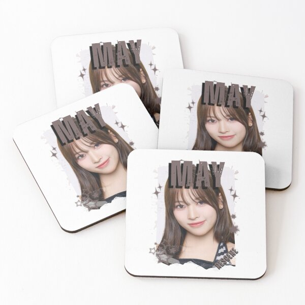Item preview, Rescenee May Global Vocal KPOP Girl Group Black and White Collage Digital Art Portrait designed and sold by AJUNICE STUDIO.