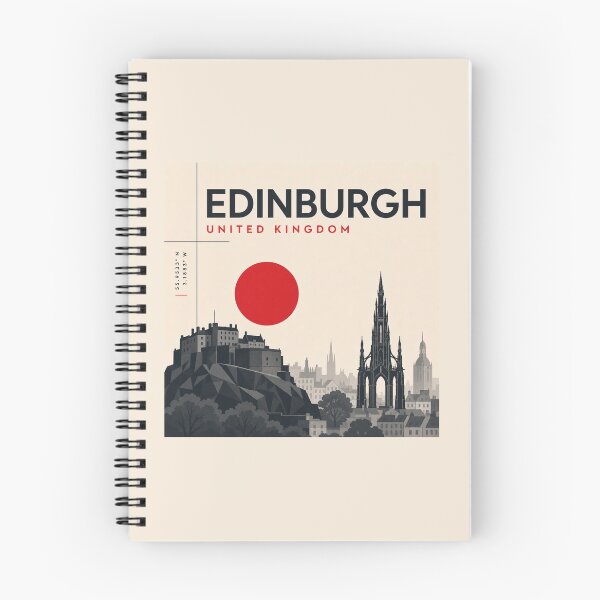 Item preview, Edinburgh swiss style poster designed and sold by CMYKStudio.