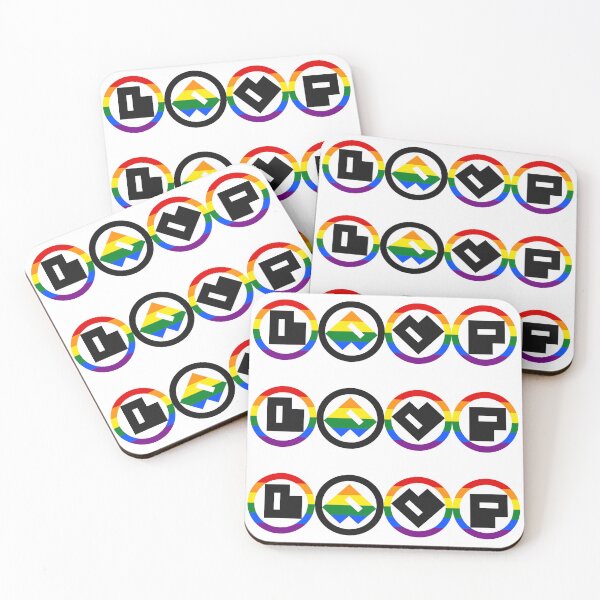 Item preview, "Love" Ambigram (LGBT Colors) designed and sold by metafishical.