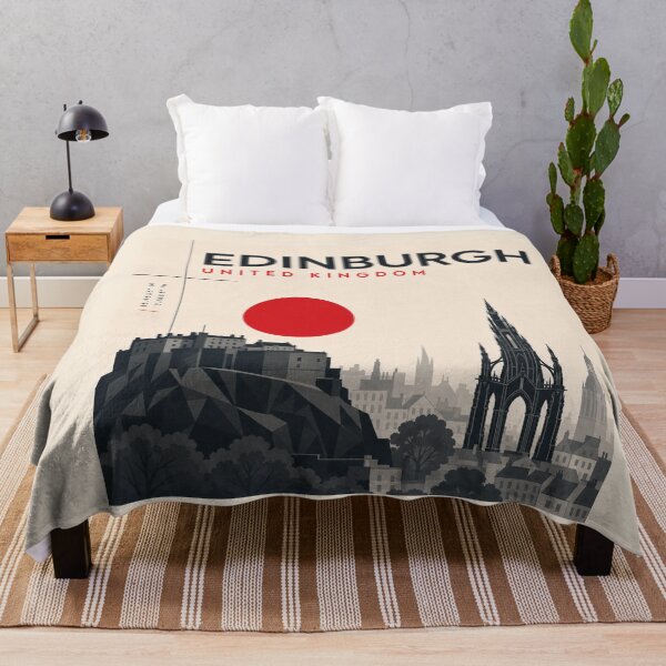 Item preview, Edinburgh swiss style poster designed and sold by CMYKStudio.