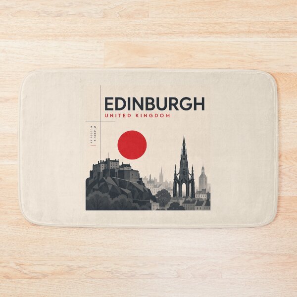 Item preview, Edinburgh swiss style poster designed and sold by CMYKStudio.