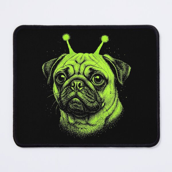 Item preview, Y2K Alien Pug Halloween Extraterrestrial Dog designed and sold by d247.