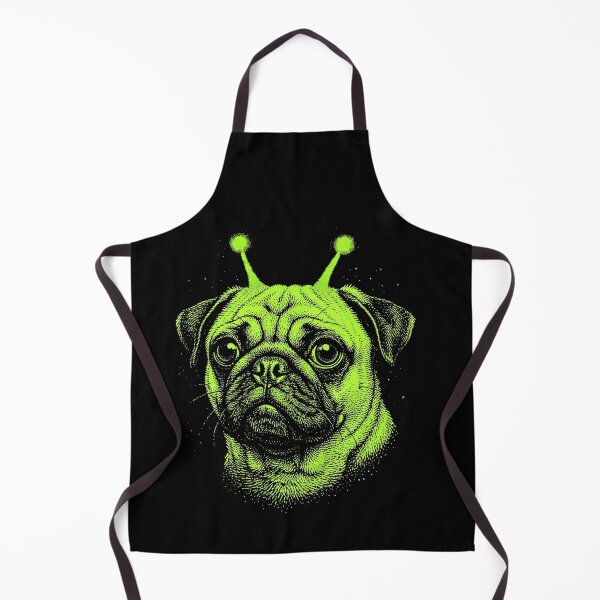 Item preview, Y2K Alien Pug Halloween Extraterrestrial Dog designed and sold by d247.