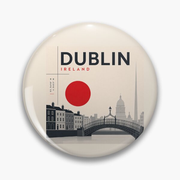 Item preview, Dublin swiss style poster designed and sold by CMYKStudio.