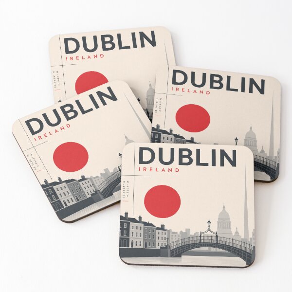 Item preview, Dublin swiss style poster designed and sold by CMYKStudio.