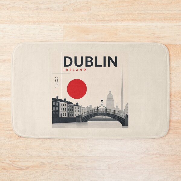 Item preview, Dublin swiss style poster designed and sold by CMYKStudio.