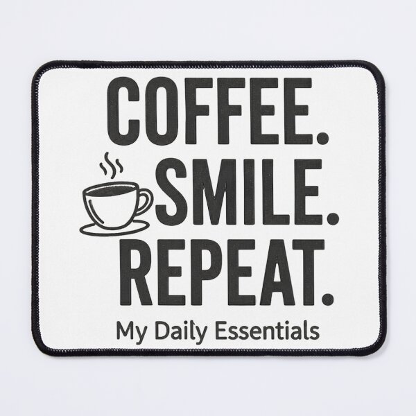 Item preview, Coffee. Smile. Repeat. – My Daily Essentials designed and sold by PT PROJECT.