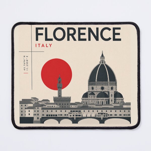 Item preview, Florence swiss style poster designed and sold by CMYKStudio.
