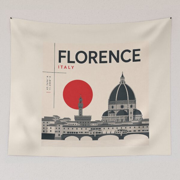 Item preview, Florence swiss style poster designed and sold by CMYKStudio.