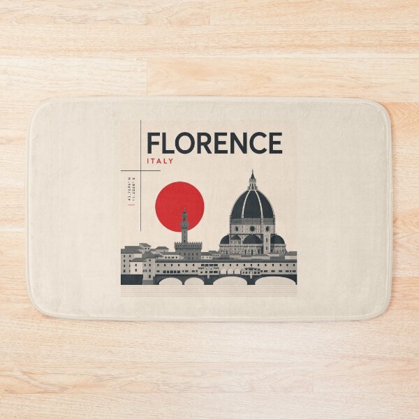 Item preview, Florence swiss style poster designed and sold by CMYKStudio.