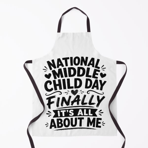 Item preview, National Middle Child Day Finally It’s All About Me Funny Middle Child Humor designed and sold by 76Valeria.