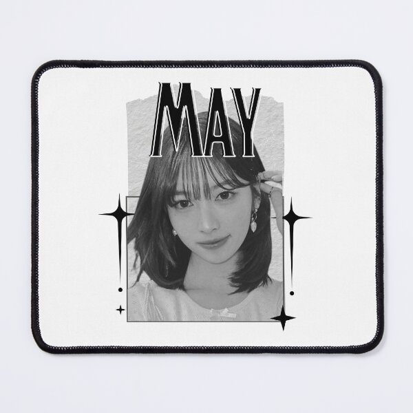 Item preview, Rescenee May Global Vocal KPOP Girl Group Black and White Collage Digital Art Portrait designed and sold by AJUNICE STUDIO.