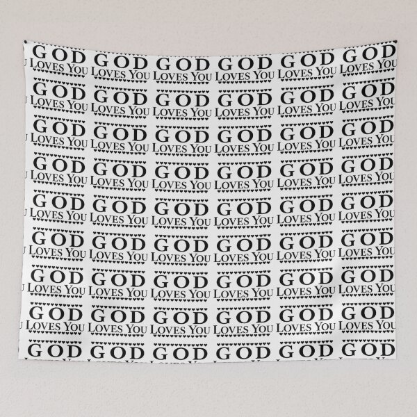 Item preview, god loves you  designed and sold by OCD_JESSICA.