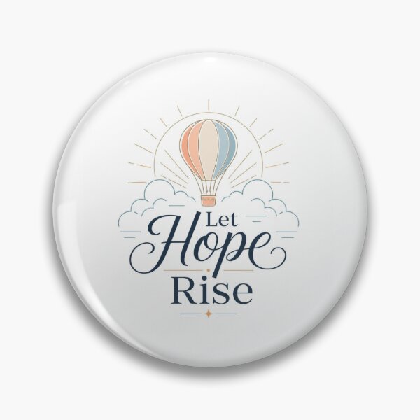 Item preview, Let Hope Rise Christian Inspirational Quote Design for Faith and Encouragement designed and sold by Paltooproducts.