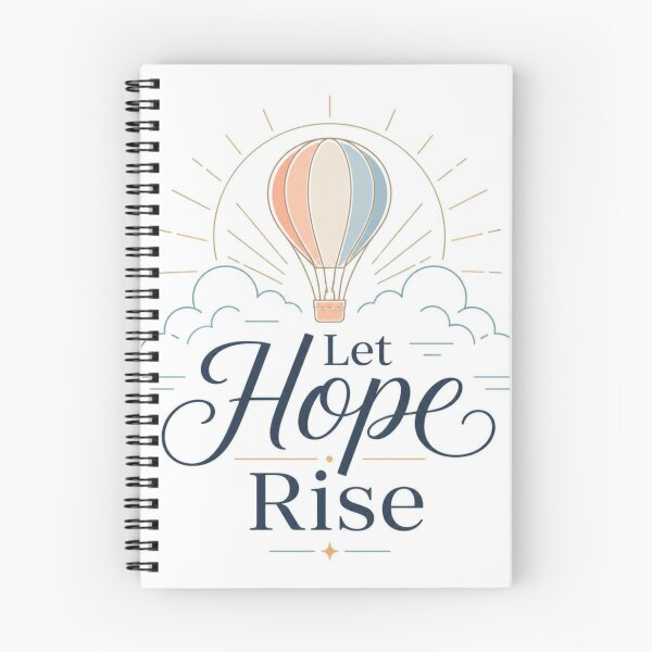 Item preview, Let Hope Rise Christian Inspirational Quote Design for Faith and Encouragement designed and sold by Paltooproducts.