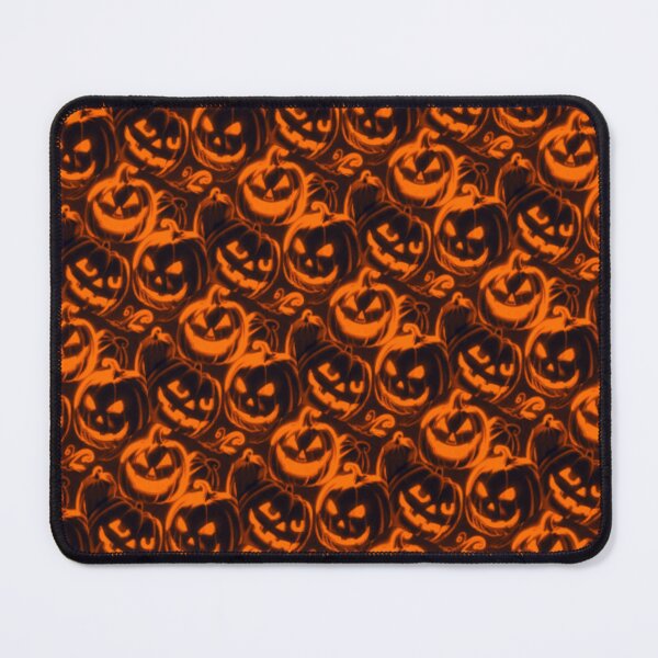 Item preview, Glowing Orange Pumpkins Pattern designed and sold by Shy Fractal Designs.