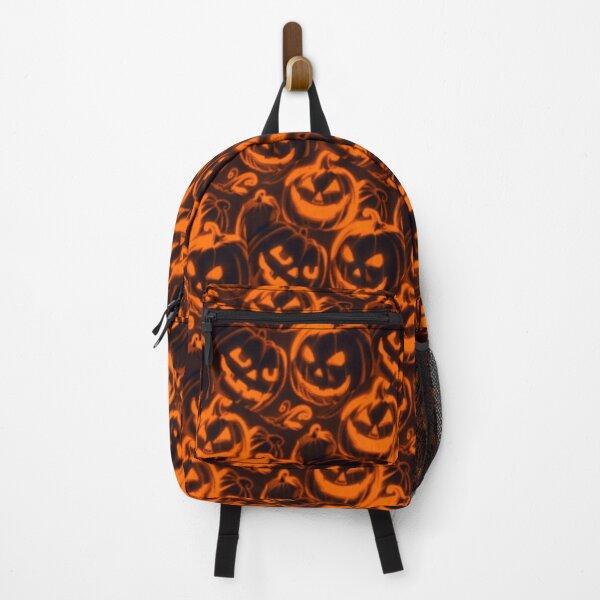 Item preview, Glowing Orange Pumpkins Pattern designed and sold by Shy Fractal Designs.