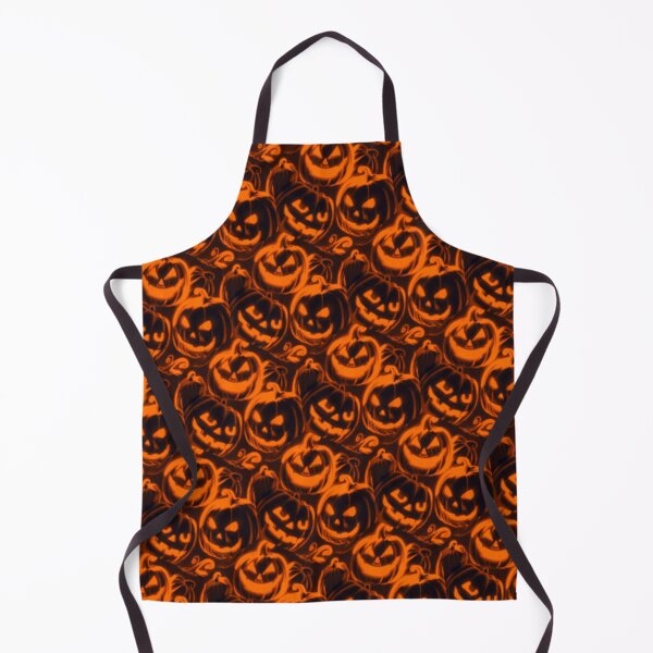 Item preview, Glowing Orange Pumpkins Pattern designed and sold by Shy Fractal Designs.
