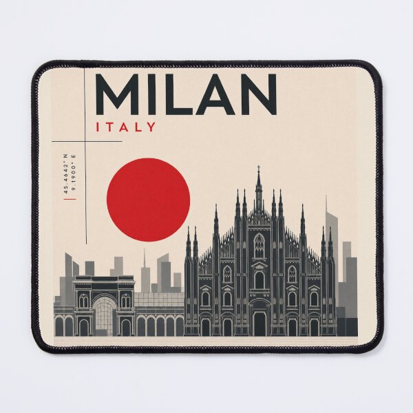 Item preview, Milan swiss style poster designed and sold by CMYKStudio.