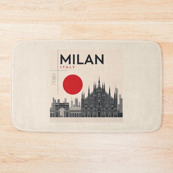 Item preview, Milan swiss style poster designed and sold by CMYKStudio.