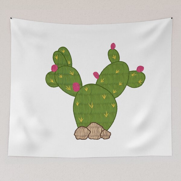 Item preview, Prickly Pear Cactus Illustration – Desert Plant Art designed and sold by May23ELA.