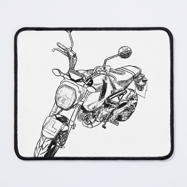 Item preview, 2023 Honda grom sketch black and white designed and sold by melmel58.