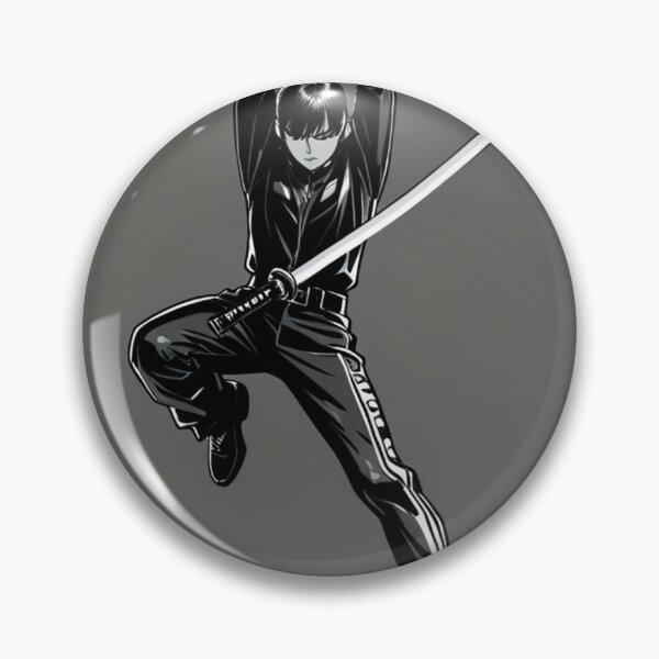 Item preview, Manga - Androgynous Character, Dark Combat Aesthetic designed and sold by AnimeShin.