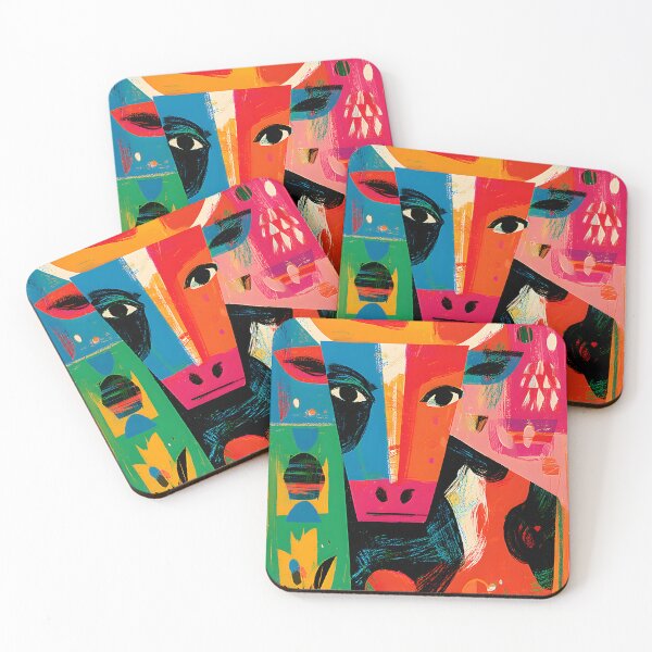 Item preview, Taurus Zodiac Symbol with Bold Geometric Design and Vibrant Contemporary Astrology Wall Decor designed and sold by OlfactoART Studio.