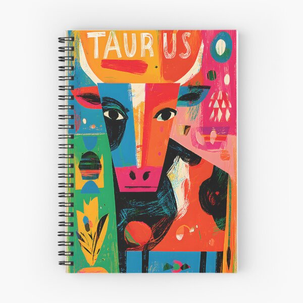 Item preview, Taurus Zodiac Symbol with Bold Geometric Design and Vibrant Contemporary Astrology Wall Decor designed and sold by OlfactoART Studio.
