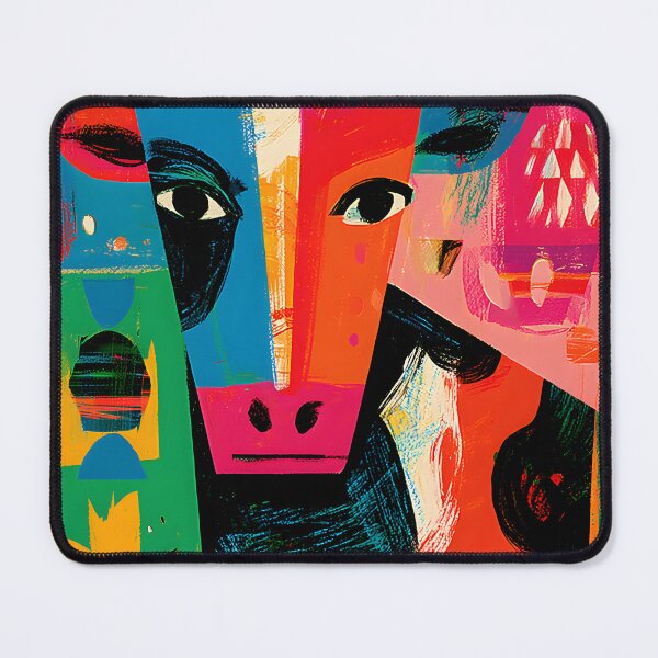 Item preview, Taurus Zodiac Symbol with Bold Geometric Design and Vibrant Contemporary Astrology Wall Decor designed and sold by OlfactoART Studio.