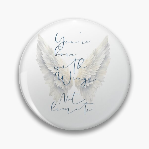 Item preview, You're born with Wings not Limits quote on T-shirts and mug designed and sold by ShipDrop.