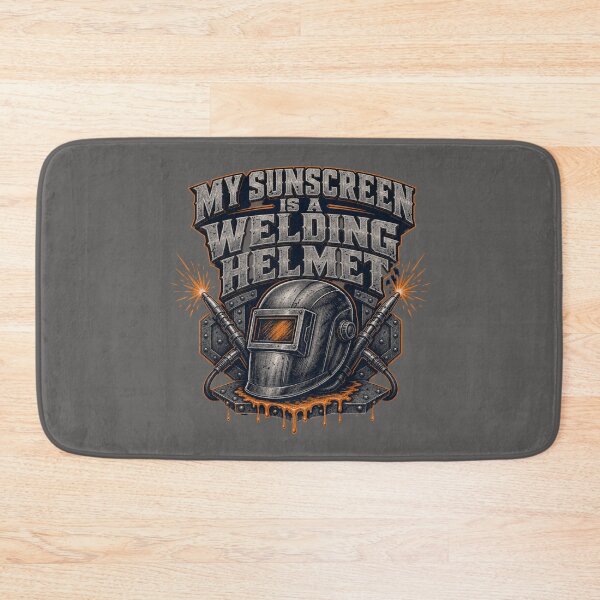 Item preview, My Sunscreen Is a Welding Helmet Funny Welder  designed and sold by freshwear design.