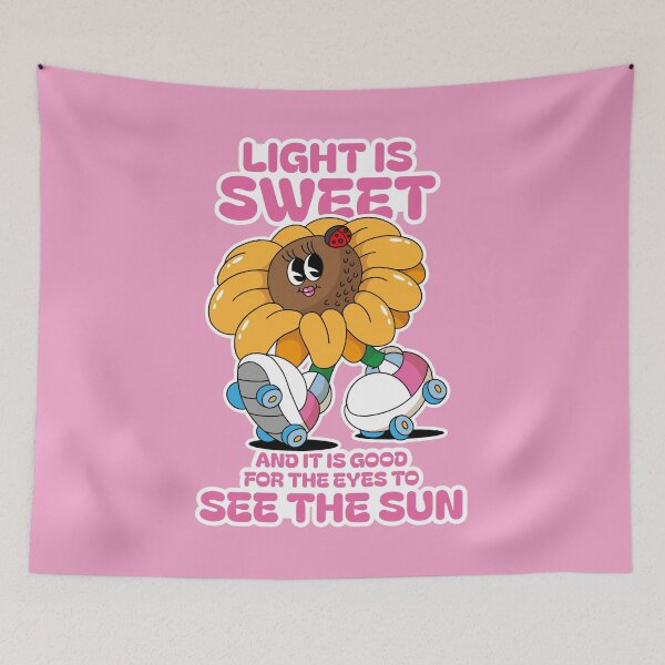 Item preview, JW - Light Is Sweet - Ecclesiastes 11:7 Bible Verse designed and sold by Scipy.